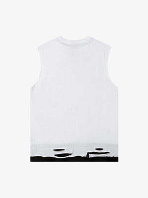 Graphic Letter Chain Vest - thumbnail 4