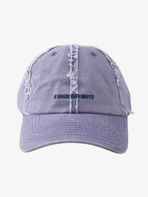 Distressed Denim Baseball Cap - thumbnail 4