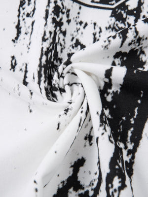 Grunge T-Shirt – Stoffdetail mit Wirbelmuster | XoKool