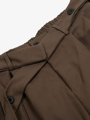 Pleated Belted Machete Track Pants - thumbnail 11