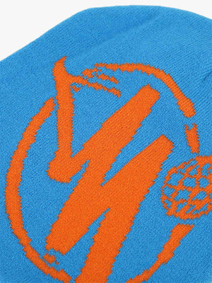 Jacquard Totenkopf Beanie – Grafik Nahaufnahme | XoKool