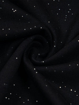 Retro Heavy Starry Sky Print Font Design Short-sleeved T-shirt - thumbnail 7
