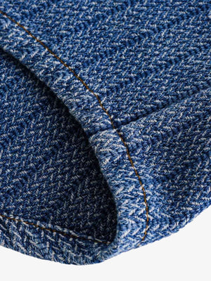 Gradient Denim Short-Sleeve Shirt - thumbnail 8