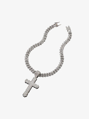 Diamond Cross Necklace - thumbnail 1