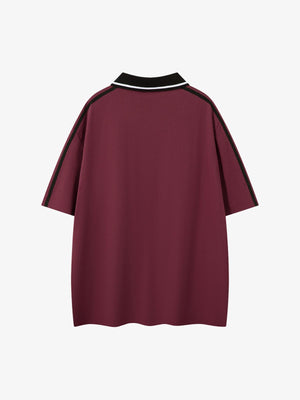 Jersey Print Short-Sleeve Polo Shirt - thumbnail 13