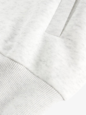Fur trim zip up hoodie – pocket and hem close-up | XoKool