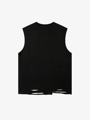 Graphic Letter Chain Vest - thumbnail 2