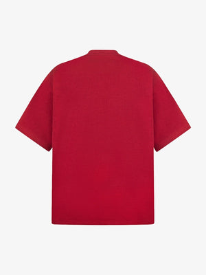 Oversized Embroidered Floral Letter T-Shirt - thumbnail 11