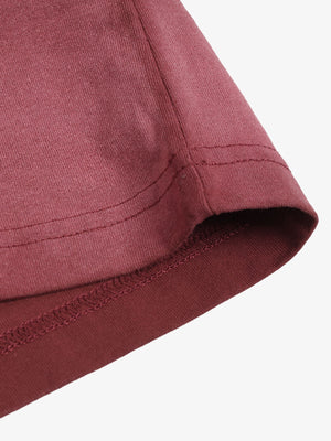 Dip dye tee – sleeve hem close-up | XoKool