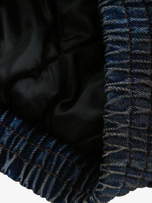 Hooded denim jacket – detail view | XoKool