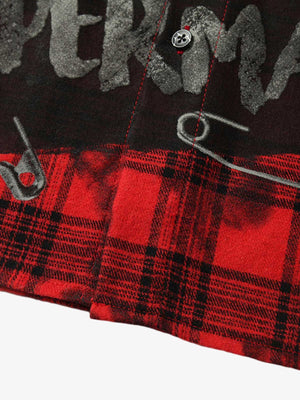 Street Creative Pin Print Plaid Shirt - thumbnail 9
