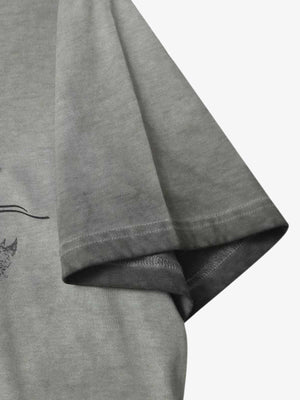 Distressed Batik Graphic T-Shirt - thumbnail 10