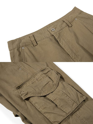 Wide Leg Cargohose – Khaki, Bund und Cargotasche im Detail | XoKool