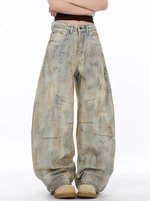 Horseshoe Jeans im Light Dirty Wash mit Bogennähten – am Model von vorn | XoKool