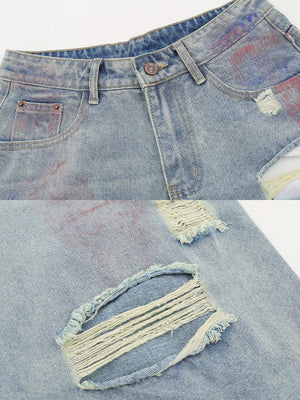 Jorts im Light Wash – Bund und Risse im Detail | XoKool