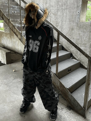 Number 96 long sleeve jersey – street photo, on model | XoKool