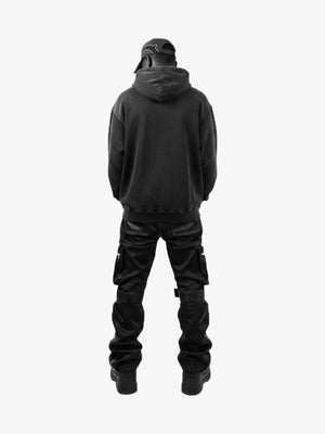 Metal Font Graphic Hoodie – am Model, Rückseite | XoKool