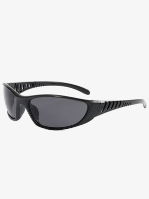 Wrap Sport-Sonnenbrille – Schwarz / dunkle Gläser | XoKool