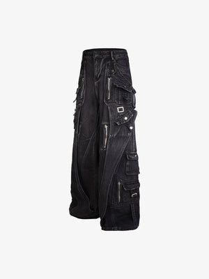 Wide leg cargo jeans – Blank placeholder image | XoKool
