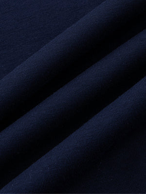 Marineblaue Trainingsjacke – Nahaufnahme Stoff | XoKool