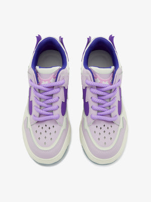 Lightning Bolt Skate Schuhe – Flieder Lila, Paar von oben | XoKool
