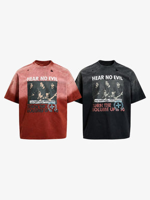 Ombre distressed tee – both colours | XoKool