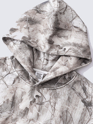 Hoodie de camuflaje – primer plano de la capucha y el cuello | XoKool