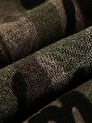 Camo Zip Hoodie – Detailansicht Stoffstruktur | XoKool