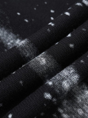 Splatter sweater – Black, pattern close-up | XoKool