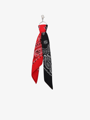 Paisley bandana clip – Red & black | XoKool