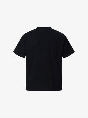 Ringer tee – Black, back view | XoKool