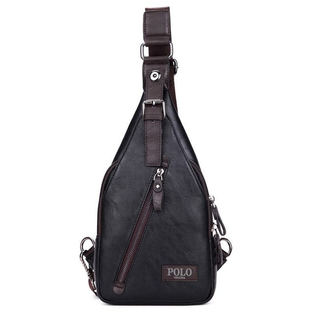 Luxury Leather Sling Bag - 5 Colors