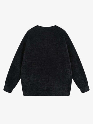 Spider sweater – Black, back view | XoKool