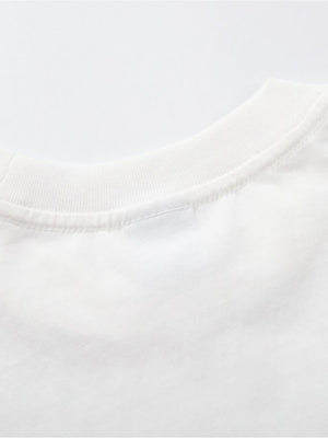 Spiral-Schriftzug Longsleeve – Ausschnitt Nahaufnahme | XoKool