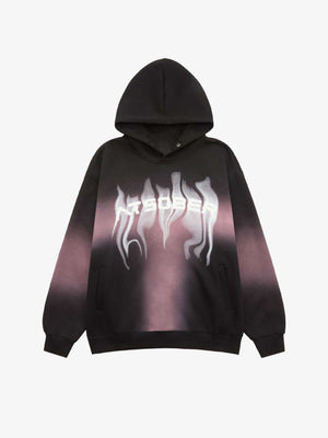 Hoodie aerógrafo – Negro, vista frontal | XoKool