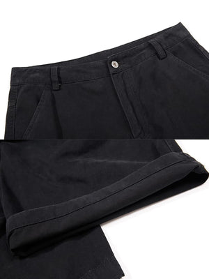 Tactical Cargohose – Schwarz, Bund und Saum im Detail | XoKool
