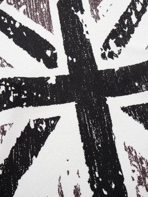 Union Jack raglan tee – flag print close-up | XoKool