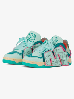 Skate Sneakers mit Buchstaben – Detailansicht | XoKool