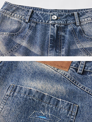 Vintage Flare Jeans – waist and back pocket close-up | XoKool
