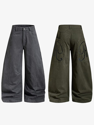 Barrel pants – Both colours, front and back flat | XoKool