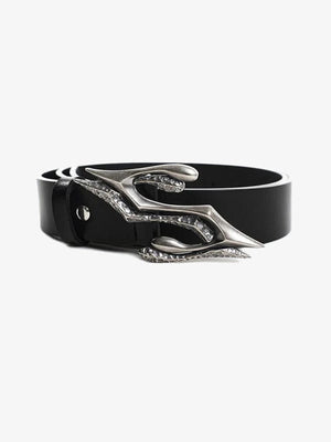 Conjunto de denim negro lavado – cinturón, foto de producto | XoKool