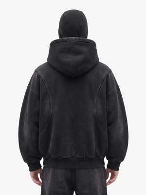 Hoodie pasamontañas – En modelo, espalda | XoKool