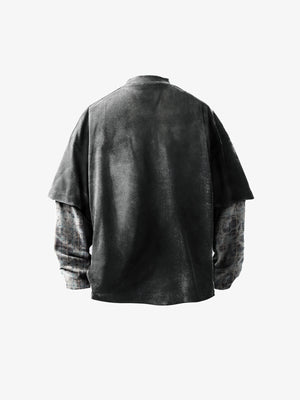 Racing star layered long sleeve – back view | XoKool