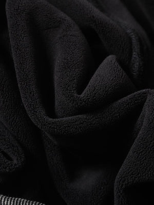 Washed zip hoodie – fleece lining close-up | XoKool