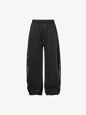 Zip hoodie set – sweatpants front flat | XoKool