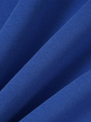 Jogginghose mit Print – Blau, Stoff im Detail | XoKool