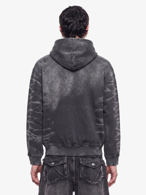 Hoodie roto – en modelo, espalda | XoKool