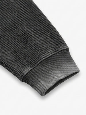 Waffle knit henley – cuff close-up | XoKool