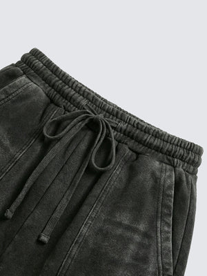 Pantalones deportivos con cremallera en el bajo – primer plano de la cintura y el cordón | XoKool