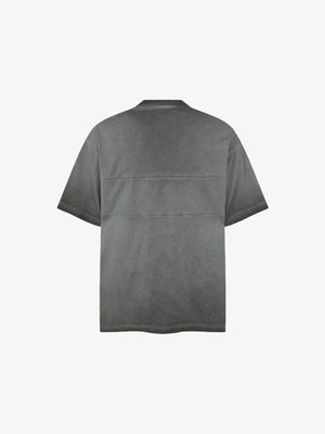 Camiseta henley con efecto lavado – gris, vista trasera | XoKool